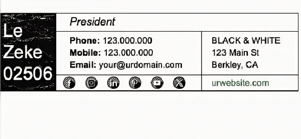 HTML Email Signature Design Service