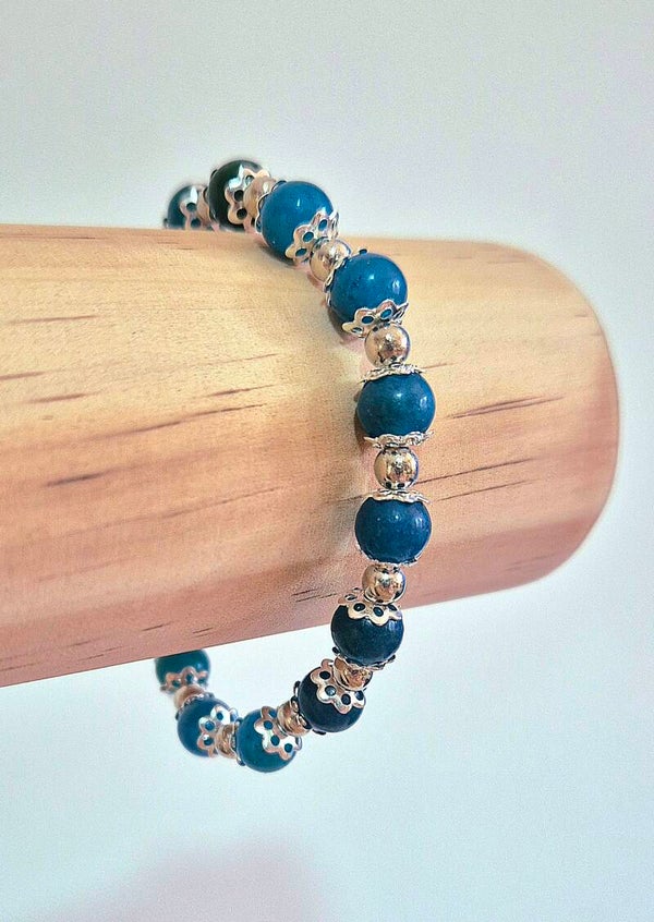 Bracelet en pierre d'apatite