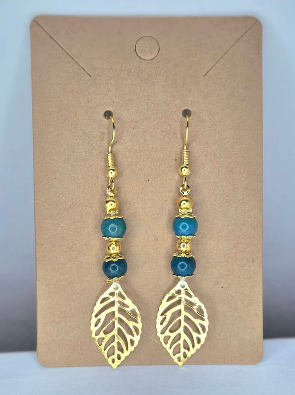 boucles d'oreilles en apatite