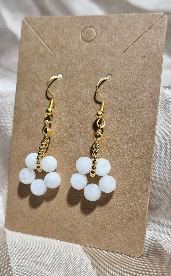 Boucles d'oreilles pierres de lune