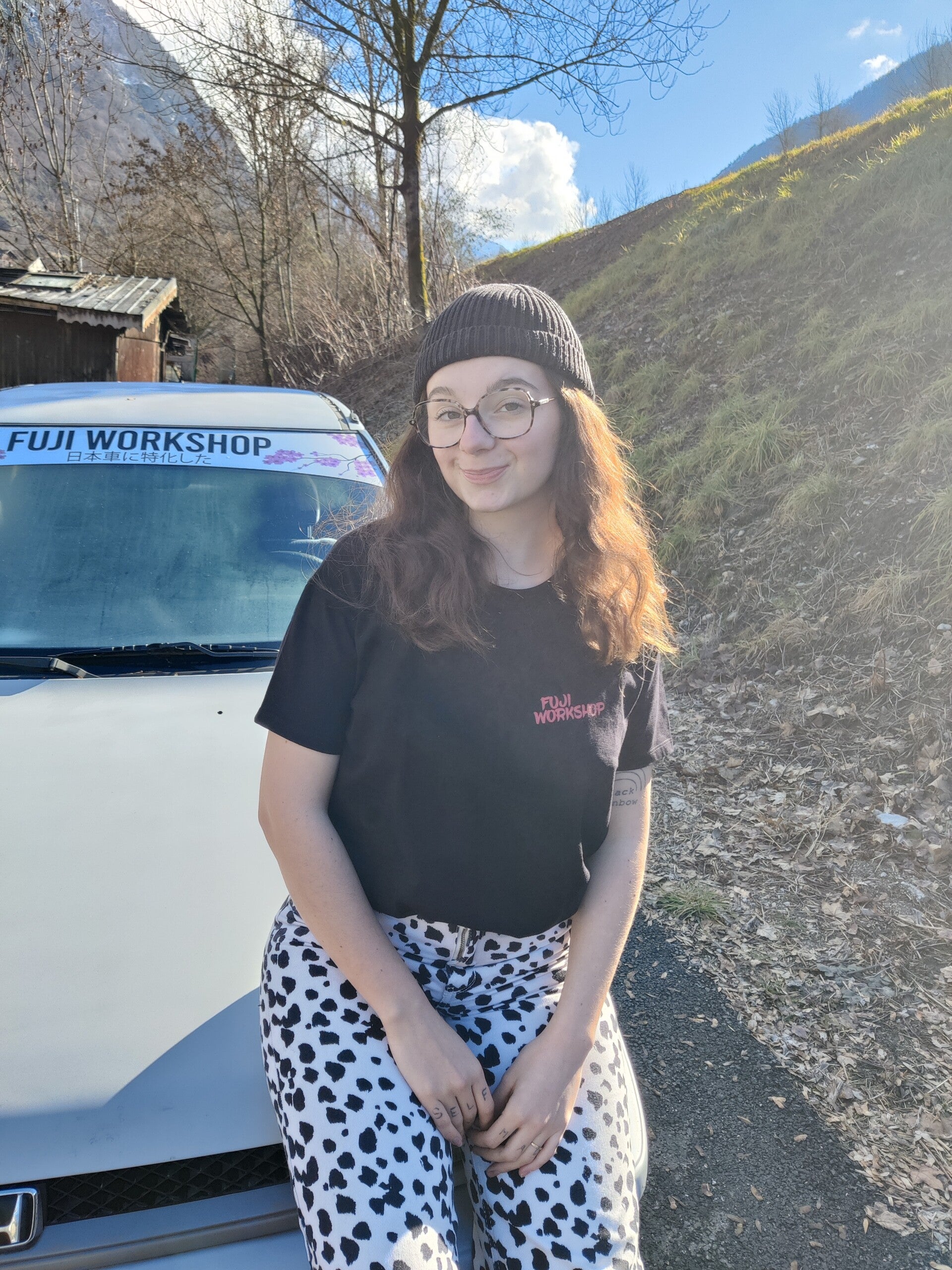 Tee shirt FUJI WORKSHOP Noir