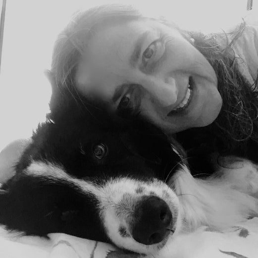 Monica Martina kinesiologa educativa e consulente in Comunicazione Connessa e Zazie la border collie