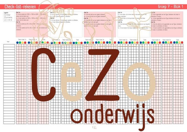 Check-list - Groep 7 - WIG - Blok 1 t/m 9 - 5.1
