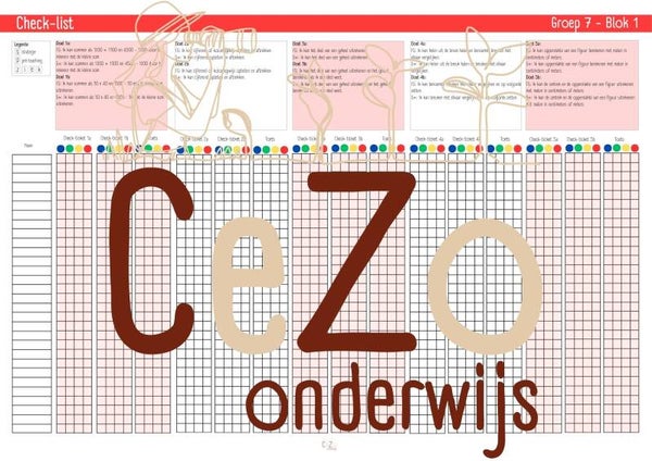 Check-list - Groep 7 - WIG - Blok 1 t/m 9 - 5.1