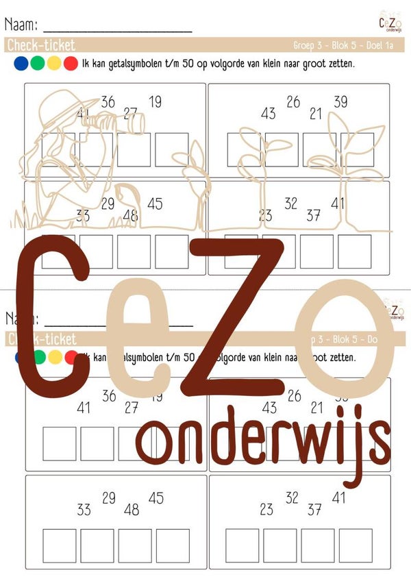 Check-ticket - Groep 3 - Pluspunt - Blok 5 - 4.1