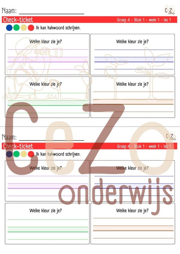 Check-ticket - Groep 4 - STAAL2 - Blok 1