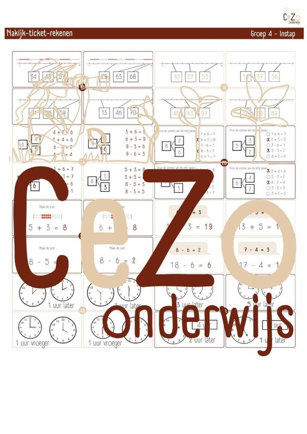Nakijk-ticket - Groep 4 - Pluspunt - Instap en Blok 1 - 4.1