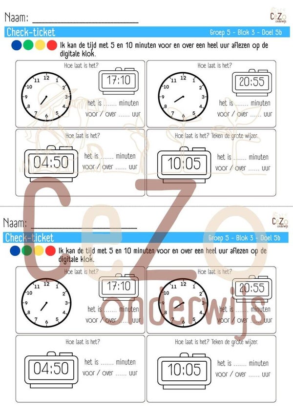 Check-ticket - Groep 5 - WIG5 - Blok 3