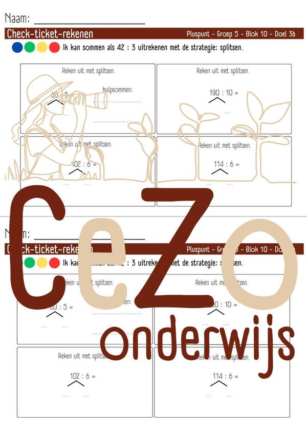 Check-ticket - Groep 5 - Pluspunt - Blok 10 - 4.1