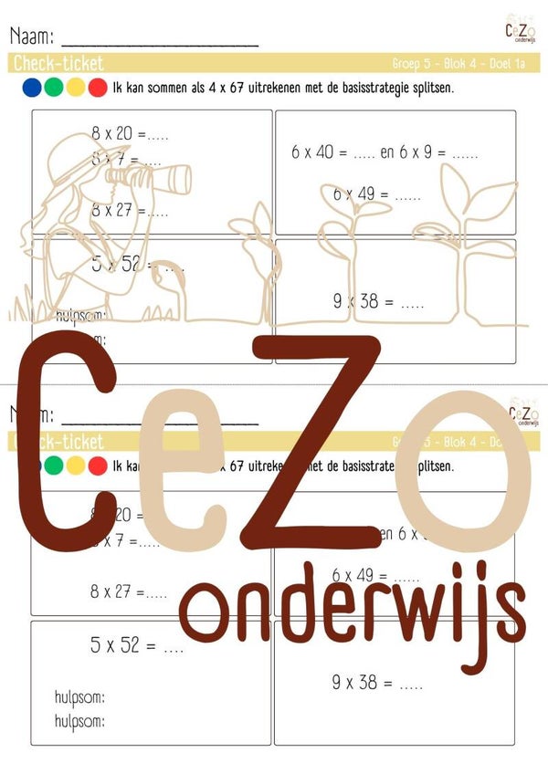 Check-ticket - Groep 5 - WIG5 - Blok 4 - 5.1