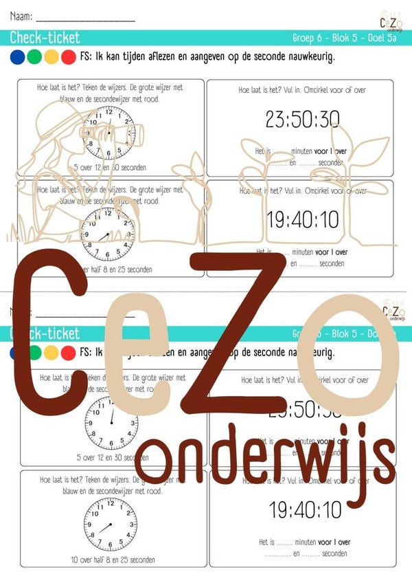 Check-ticket - Groep 6 - WIG - Blok 5 - 5.1