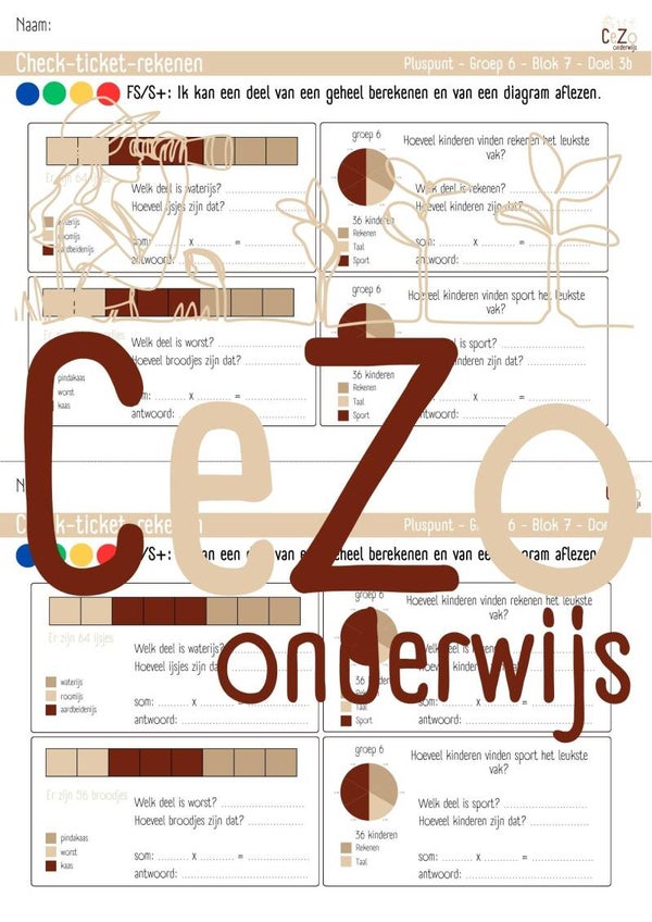 Check-ticket - Groep 6 - Pluspunt - Blok 7 - 4.1