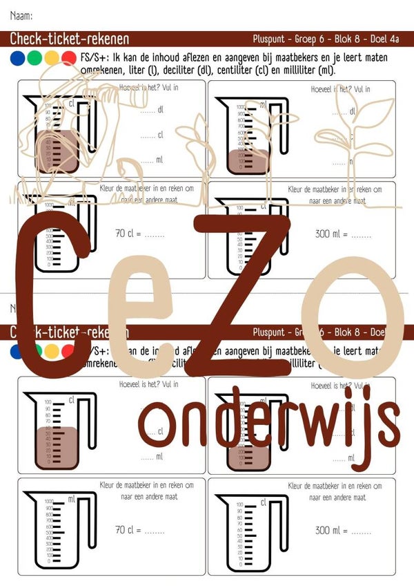 Check-ticket - Groep 6 - Pluspunt - Blok 8 - 4.1