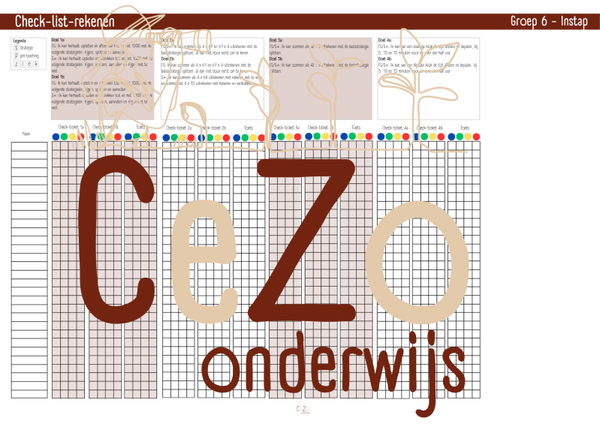 Check-list - Groep 6 - Pluspunt - Instap en Blok 1 - 4.1