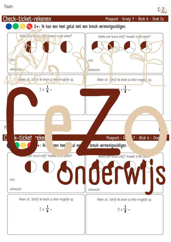 Check-ticket - Groep 7 - Pluspunt - Blok 6 - 4.1