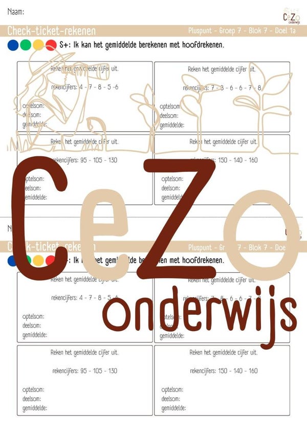 Check-ticket - Groep 7 - Pluspunt - Blok 7 - 4.1