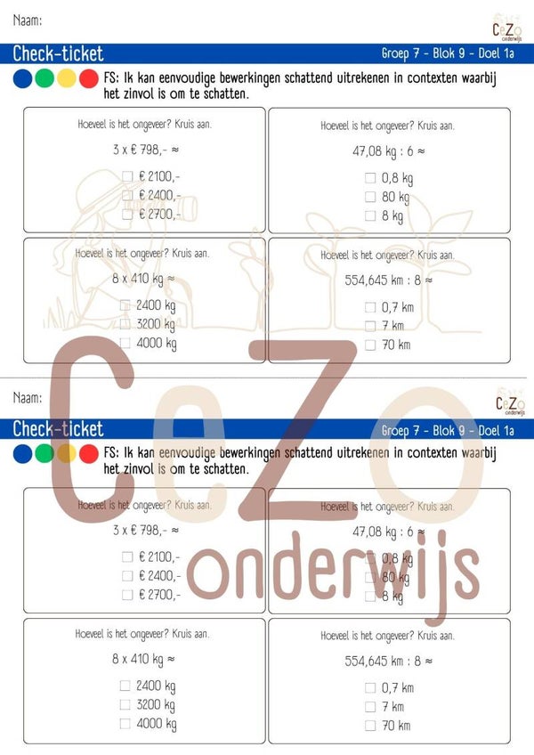 Check-ticket - Groep 7 - WIG5 - Blok 9