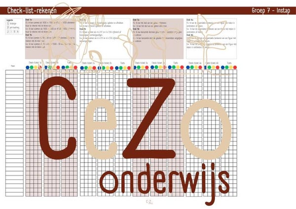 Check-list - Groep 7 - Pluspunt - Instap en Blok 1 - 4.1