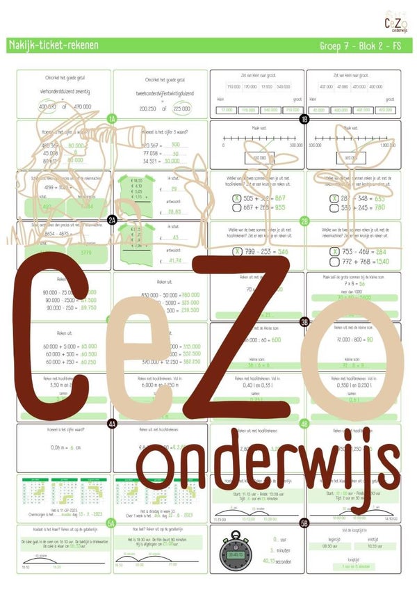 Nakijk-ticket - Groep 7 - WIG - Blok 2 - 5.1 - FS-leerlijn