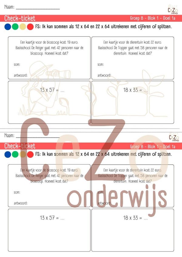Check-ticket - Groep 8 - WIG5 - Blok 1