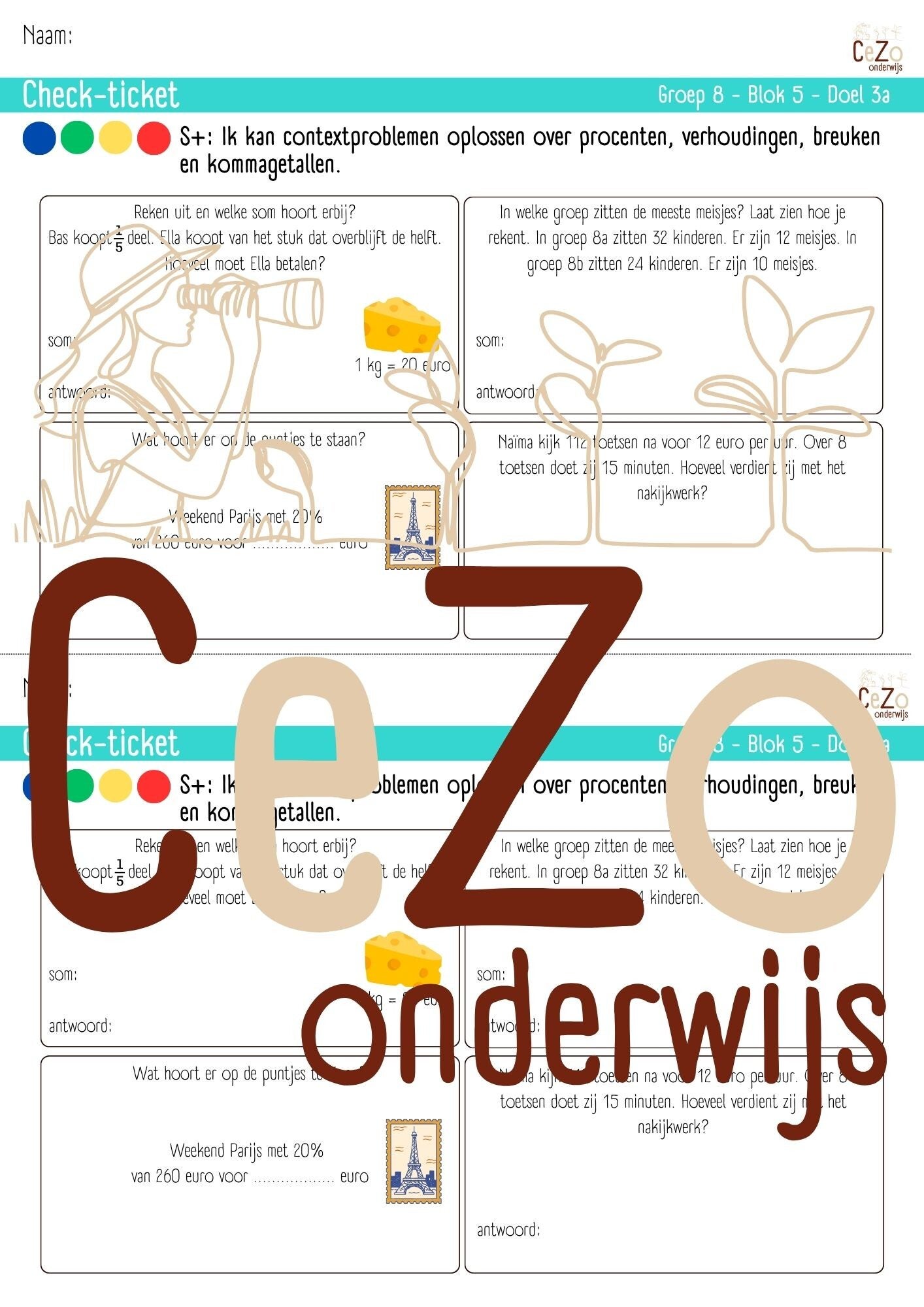Check-ticket - Groep 8 - WIG - Blok 5 - 5.1