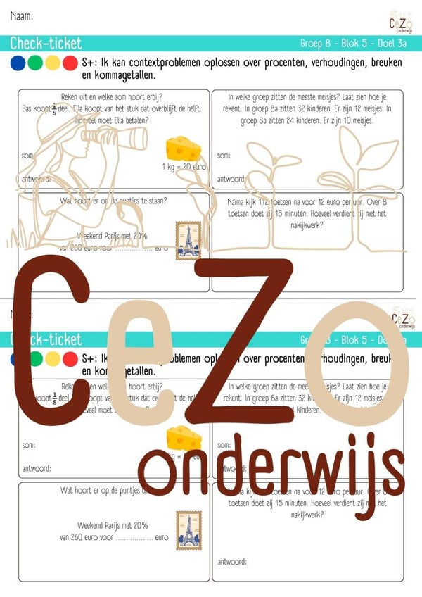 Check-ticket - Groep 8 - WIG - Blok 5 - 5.1