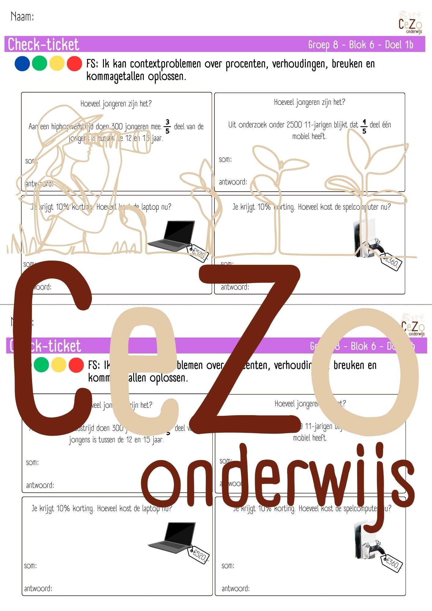 Check-ticket - Groep 8 - WIG - Blok 6 - 5.1
