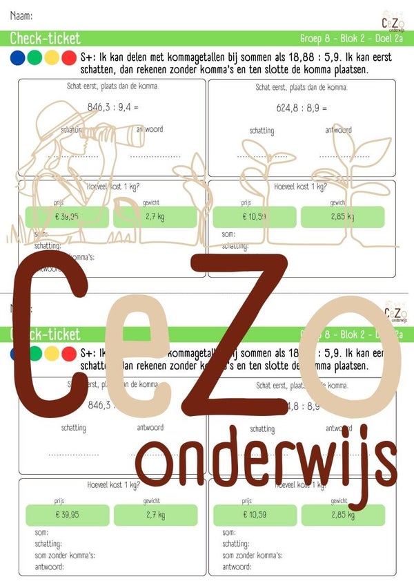 Check-ticket - Groep 8 - WIG - Blok 2 - 5.1