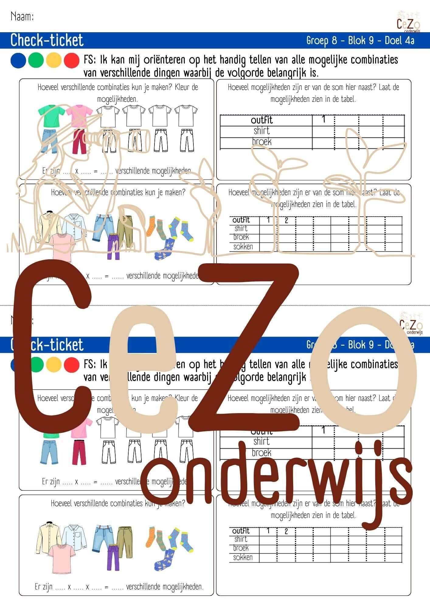 Check-ticket - Groep 8 - WIG - Blok 9 - 5.1