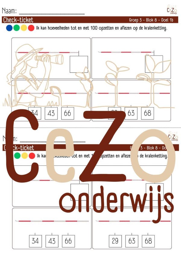Check-ticket - Groep 3 - Pluspunt - Blok 8 - 4.1