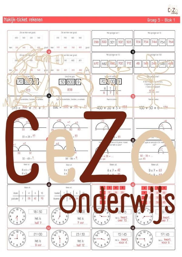 Nakijk-ticket - Groep 5 - WIG - Blok 1 - 5.1
