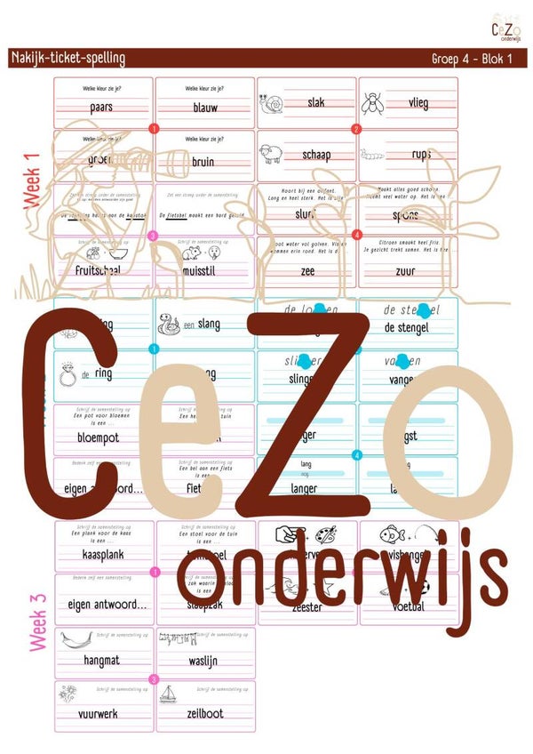 Nakijk-ticket - Groep 4 - STAAL2 - Blok 1
