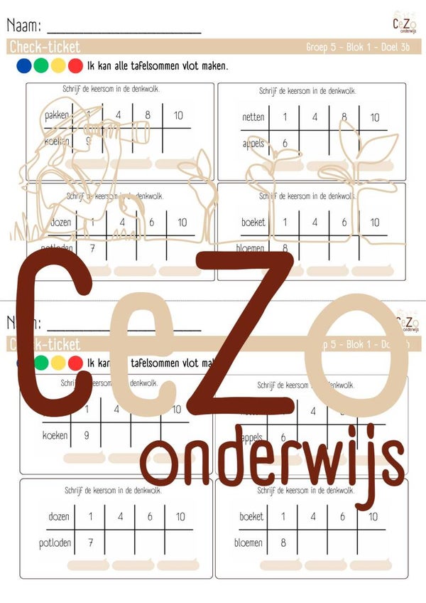 Check-ticket - Groep 5 - Pluspunt - Blok 1 - 4.1