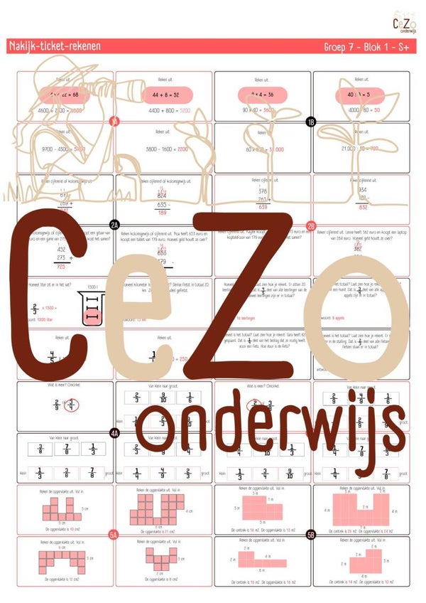 Nakijk-ticket - Groep 7 - WIG - Blok 1 - 5.1 - S+