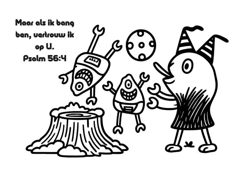 Daan and the Monster in His Head Daan is afraid of monsters. Every night he hears strange noises and finds it hard to fall asleep. But with Mum’s help, Daan discovers something important: it’s okay to be scared, you don’t have to be ashamed of your fears,