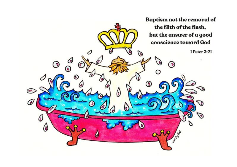 baptism water color