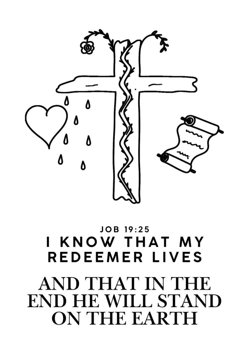 Easter coloring pages with bible verse free printable www.gratiskleurplatenmetbijbelteksten.nl Christy Bel   God Jezus Bible love forgiveness   cross