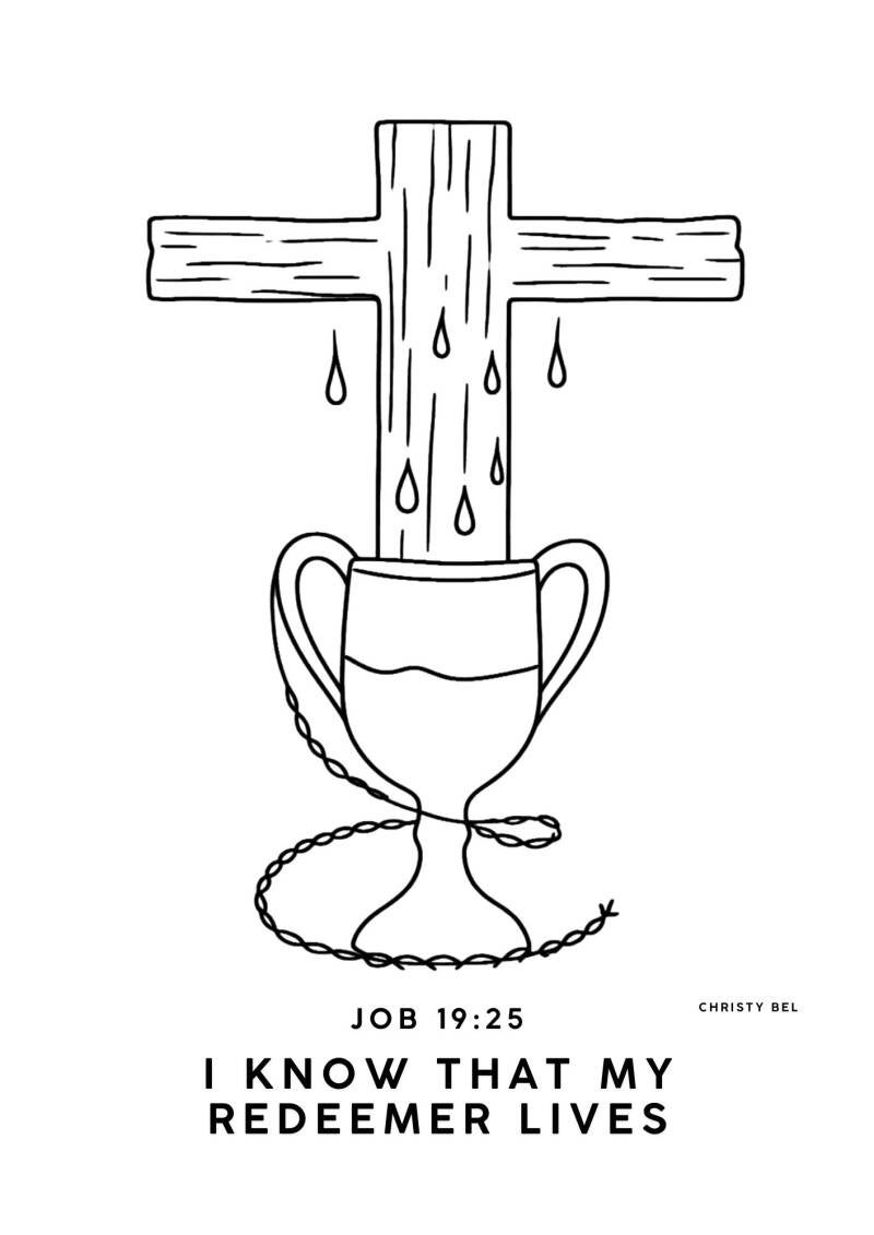 Easter coloring pages with bible verse free printable www.gratiskleurplatenmetbijbelteksten.nl Christy Bel   God Jezus Bible love forgiveness   cross