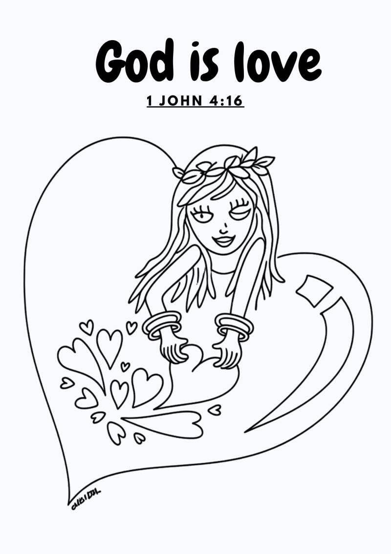 Easter coloring pages with bible verse free printable www.gratiskleurplatenmetbijbelteksten.nl Christy Bel   God Jezus Bible love forgiveness   cross