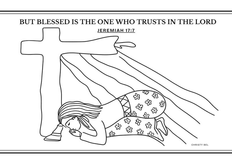 Easter coloring pages with bible verse free printable www.gratiskleurplatenmetbijbelteksten.nl Christy Bel   God Jezus Bible love forgiveness   cross