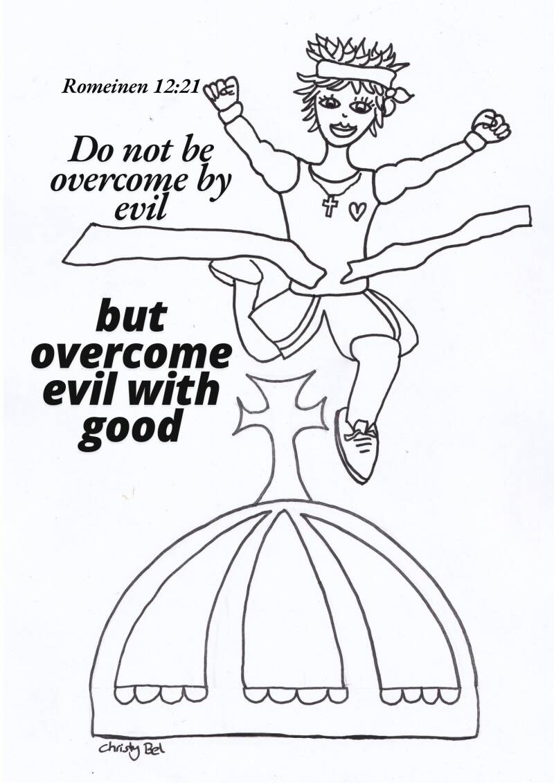 Easter coloring pages with bible verse free printable www.gratiskleurplatenmetbijbelteksten.nl Christy Bel   God Jezus Bible love forgiveness   cross