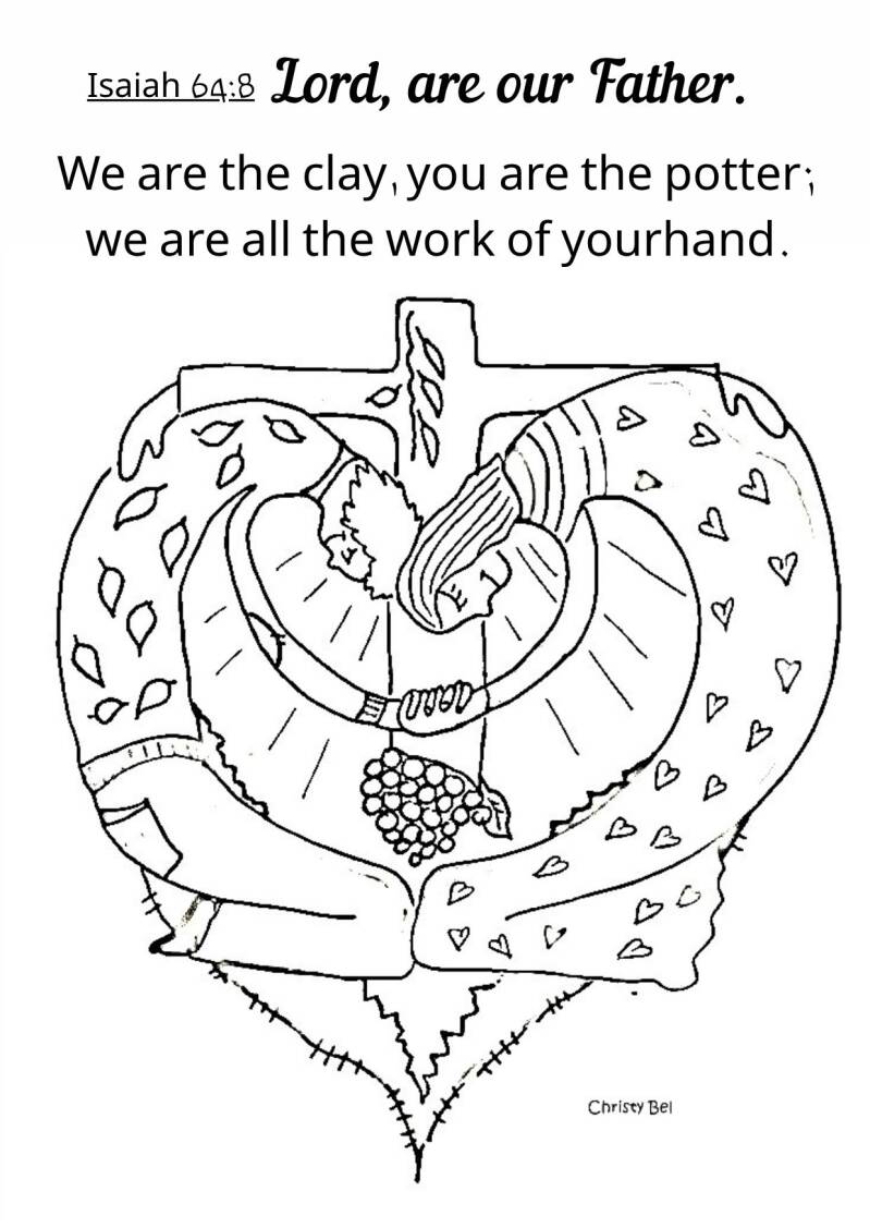 Easter coloring pages with bible verse free printable www.gratiskleurplatenmetbijbelteksten.nl Christy Bel   God Jezus Bible love forgiveness   cross