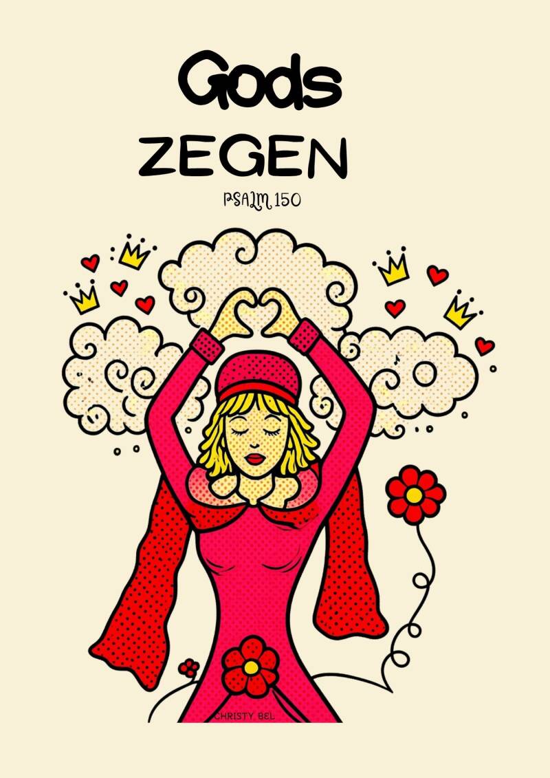 Zegenen betekent iemand het goede (van God )toe wensen. Daarom kun je hier ( zie link) kleurplaten vinden met lieve wensen en felicitaties zoals, een fijne Vaderdag Moederdag of gefeliciteerd.