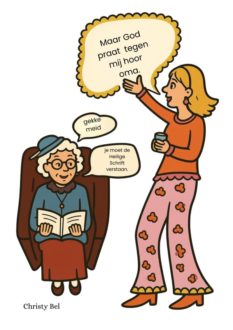 cartoon kerk humor generatie verschillen 