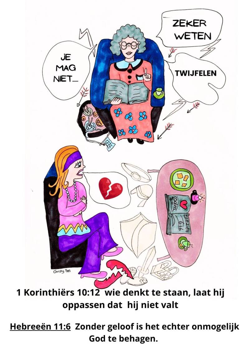cartoon over kerk humor 