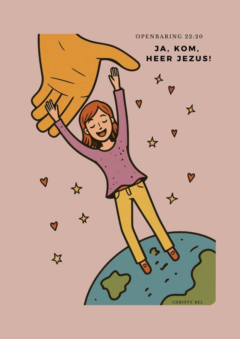 cartoon wederkomst van jezus 