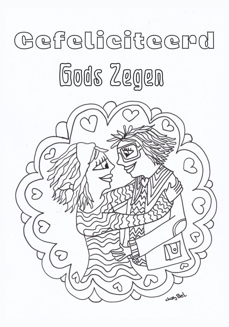 Zegenen betekent iemand het goede (van God )toe wensen. Daarom kun je hier ( zie link) kleurplaten vinden met lieve wensen en felicitaties zoals, een fijne Vaderdag Moederdag of gefeliciteerd.