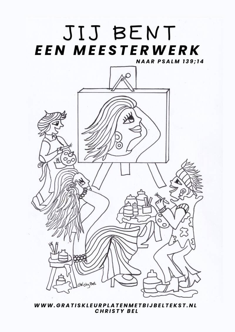 Gratis bezinning kleurplaten  met een positieve boodschap gelinkt aan de Bijbel.  Kleurplaten en werkbladen voor bezinning en zingeving. Even een moment van rust, creativiteit en bezinning. Op deze website vind je laagdrempelige zingevingskleurplaten 