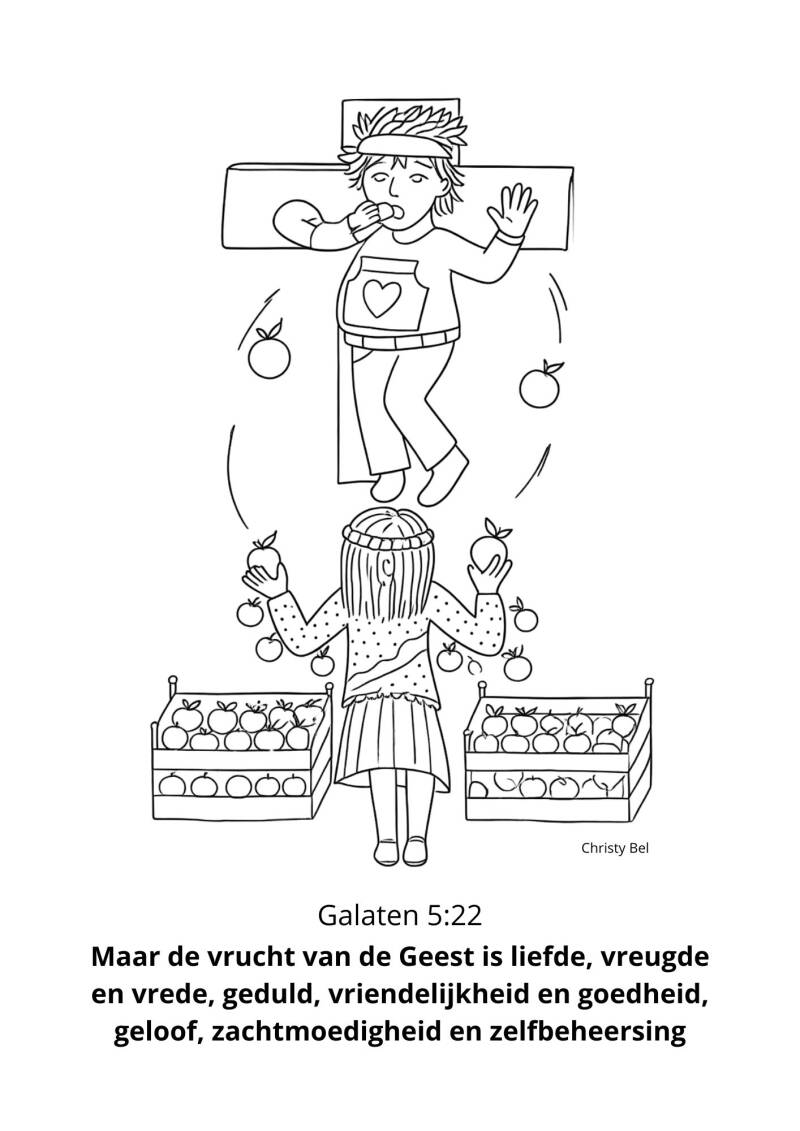 Easter coloring pages with bible verse free printable www.gratiskleurplatenmetbijbelteksten.nl Christy Bel   God Jezus Bible love forgiveness   cross