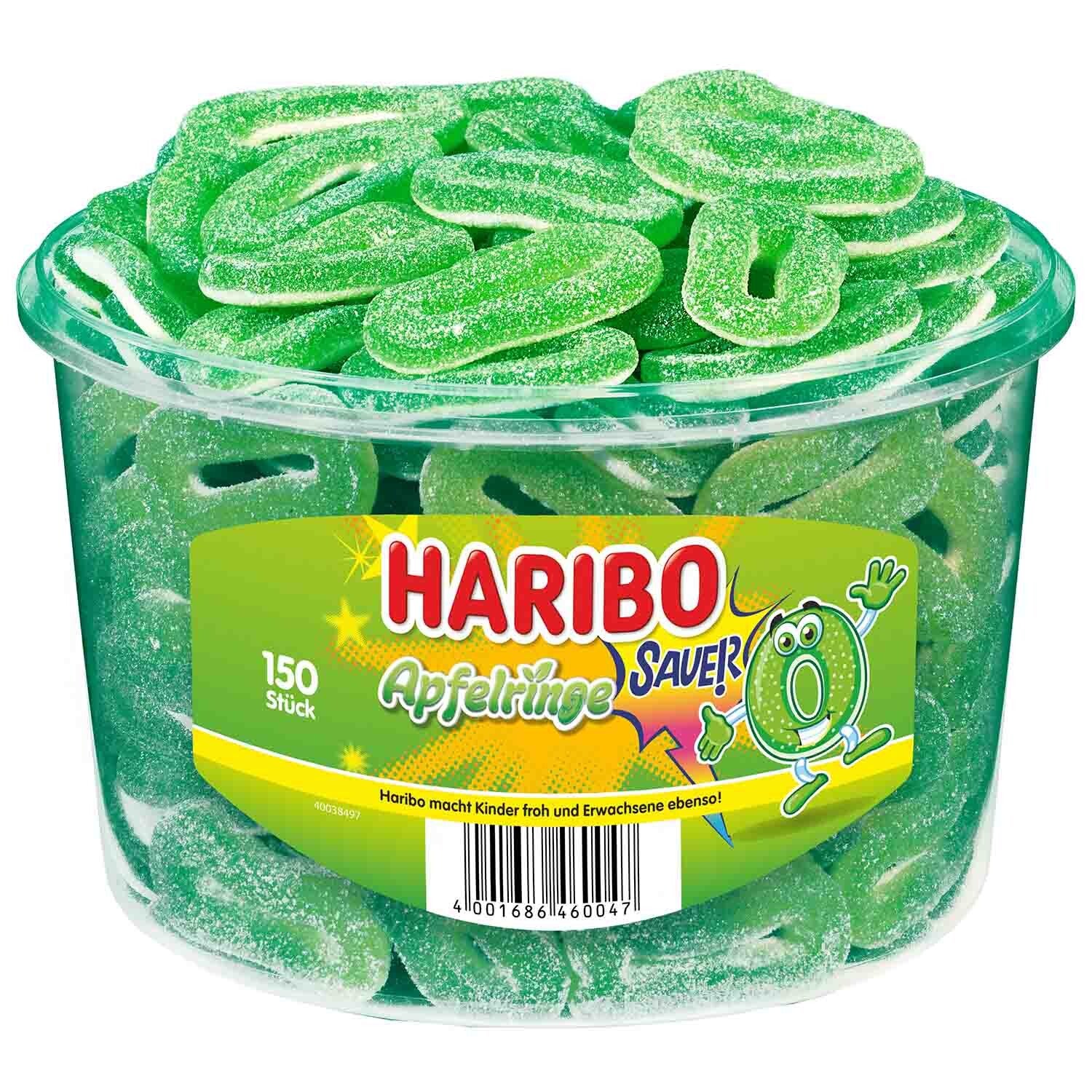 Haribo Apfelringe sauer 150er  1200g